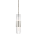 Lassell Short Mini Pendant MonoPoint polished nickel 2700K 90 CRI