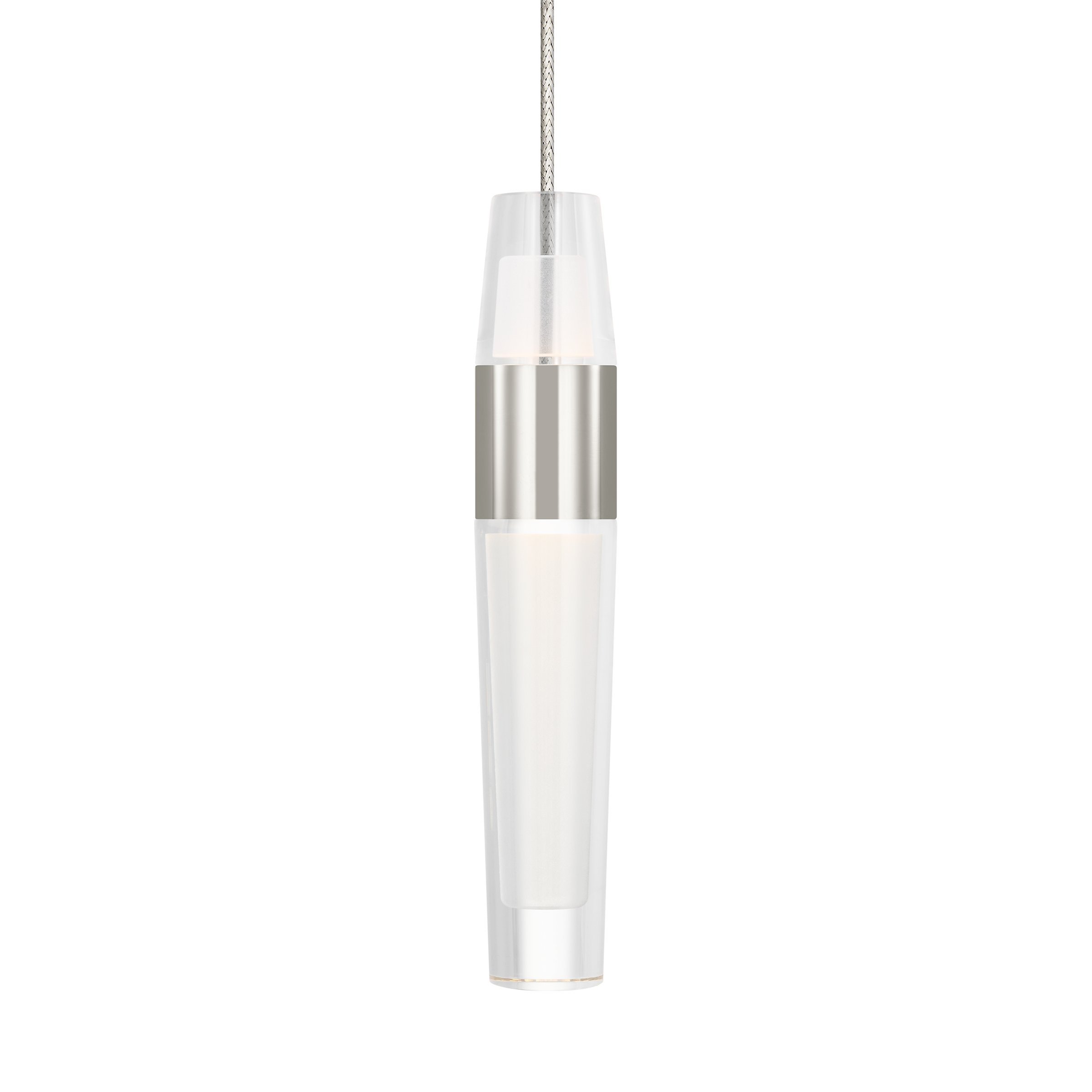 Lassell Mini Pendant MonoRail Polished Nickel 2700K 90 CRI