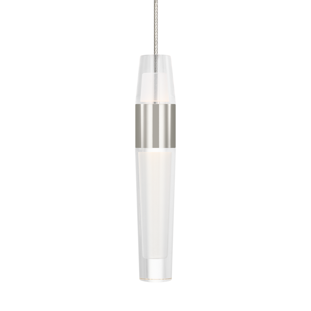 Lassell Mini Pendant MonoPoint Polished Nickel 2700K 90 CRI