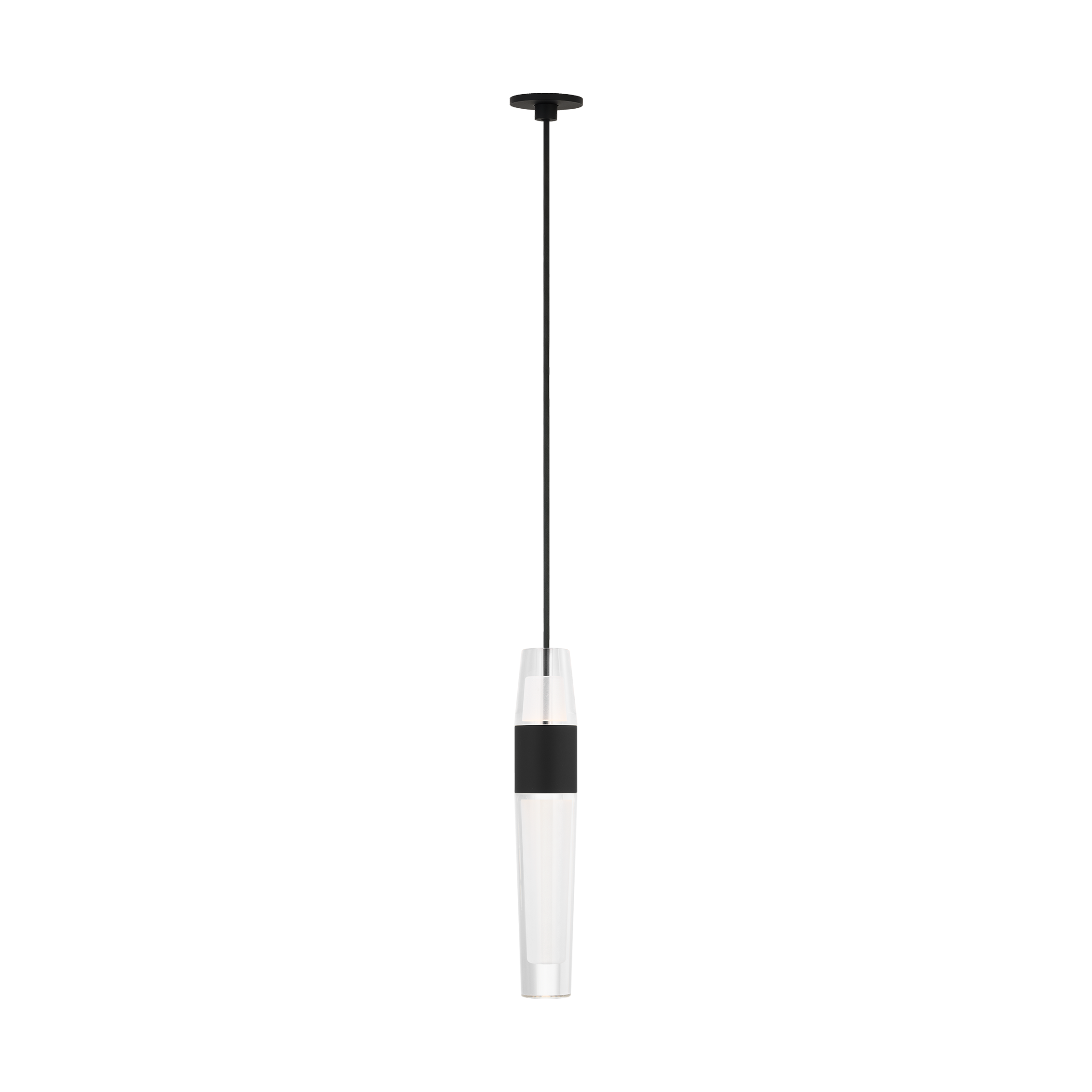 Lassell Port Alone Pendant | Nightshade Black 2700K 120V