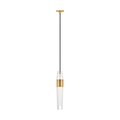 Lassell Port Alone Pendant | Natural Brass 2700K 120V