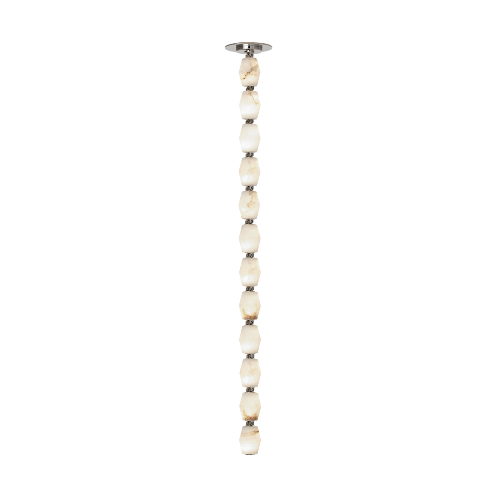 Collier Alabaster 36 Pendant | Polished Nickel 2700K Remote 120V