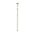Collier Alabaster 36 Pendant | Hand-Rubbed Antique Brass 3000K Remote 120V