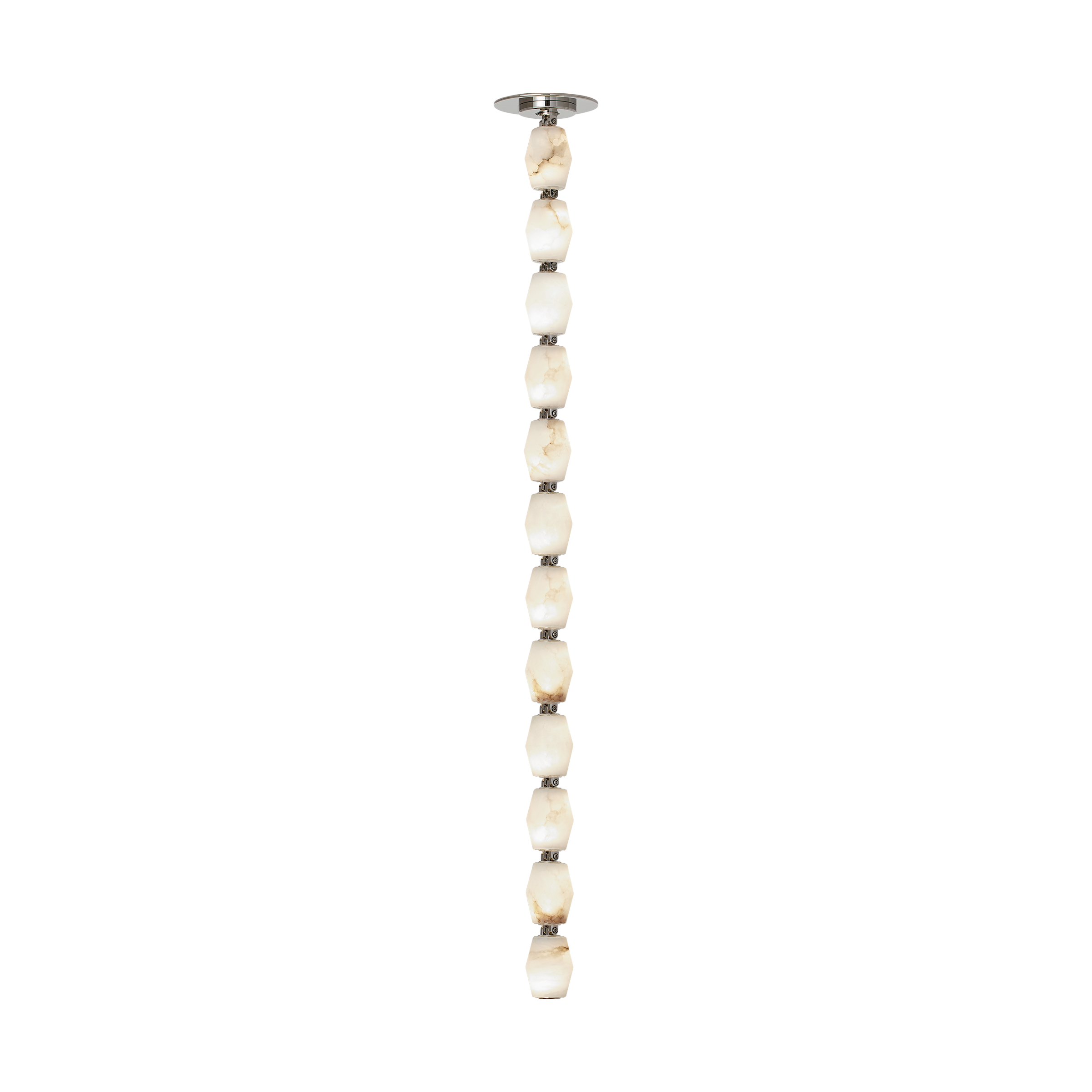 Collier Alabaster 36 Pendant | Polished Nickel 3000K Remote 120V