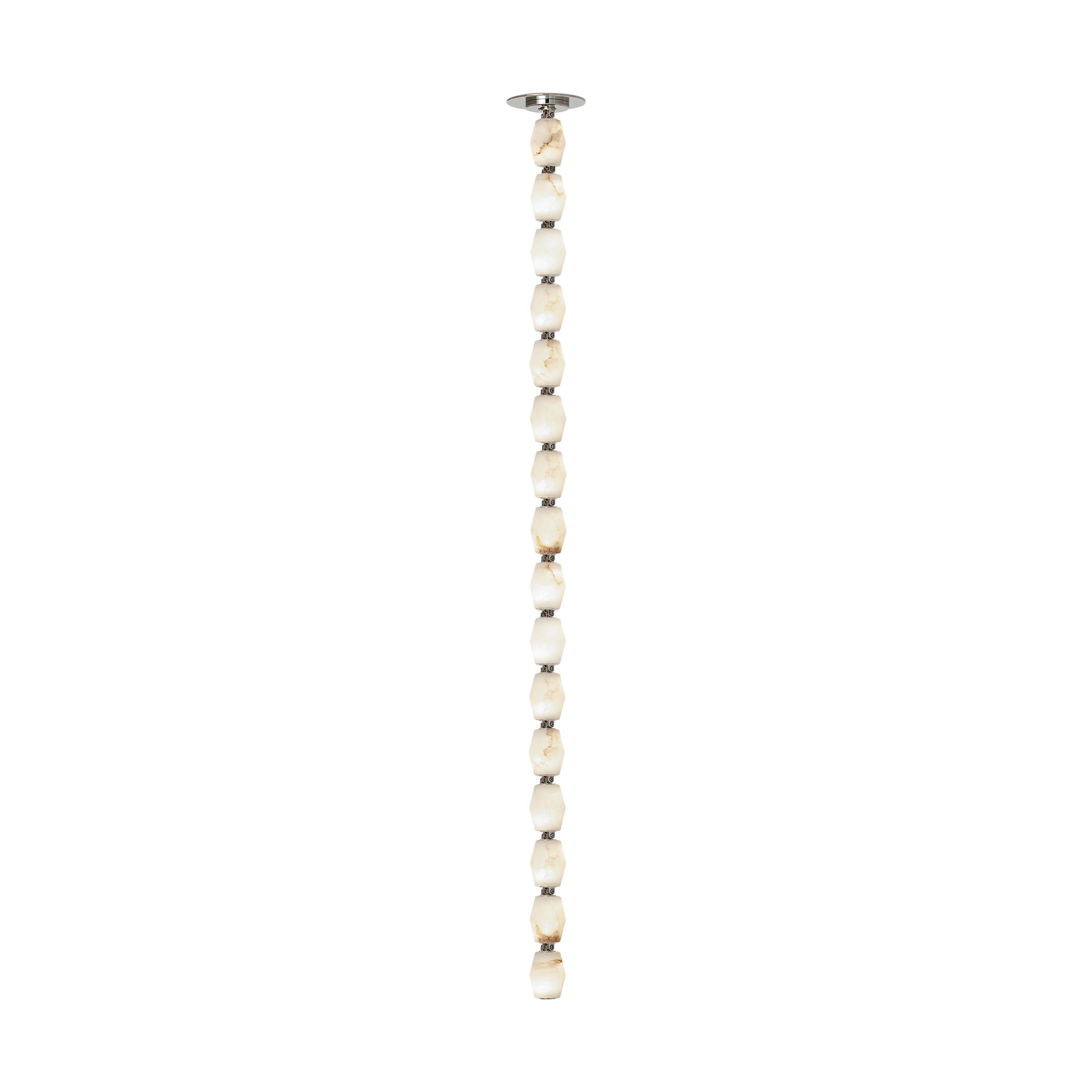 Collier Alabaster 48 Pendant | Polished Nickel 2700K Remote 120V