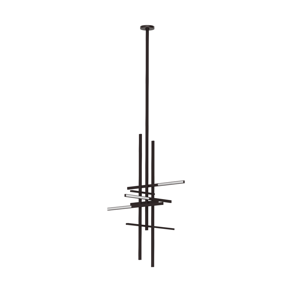 Cityscape X-Large Pendant Clear Crystal Bronze 2700K 90 CRI