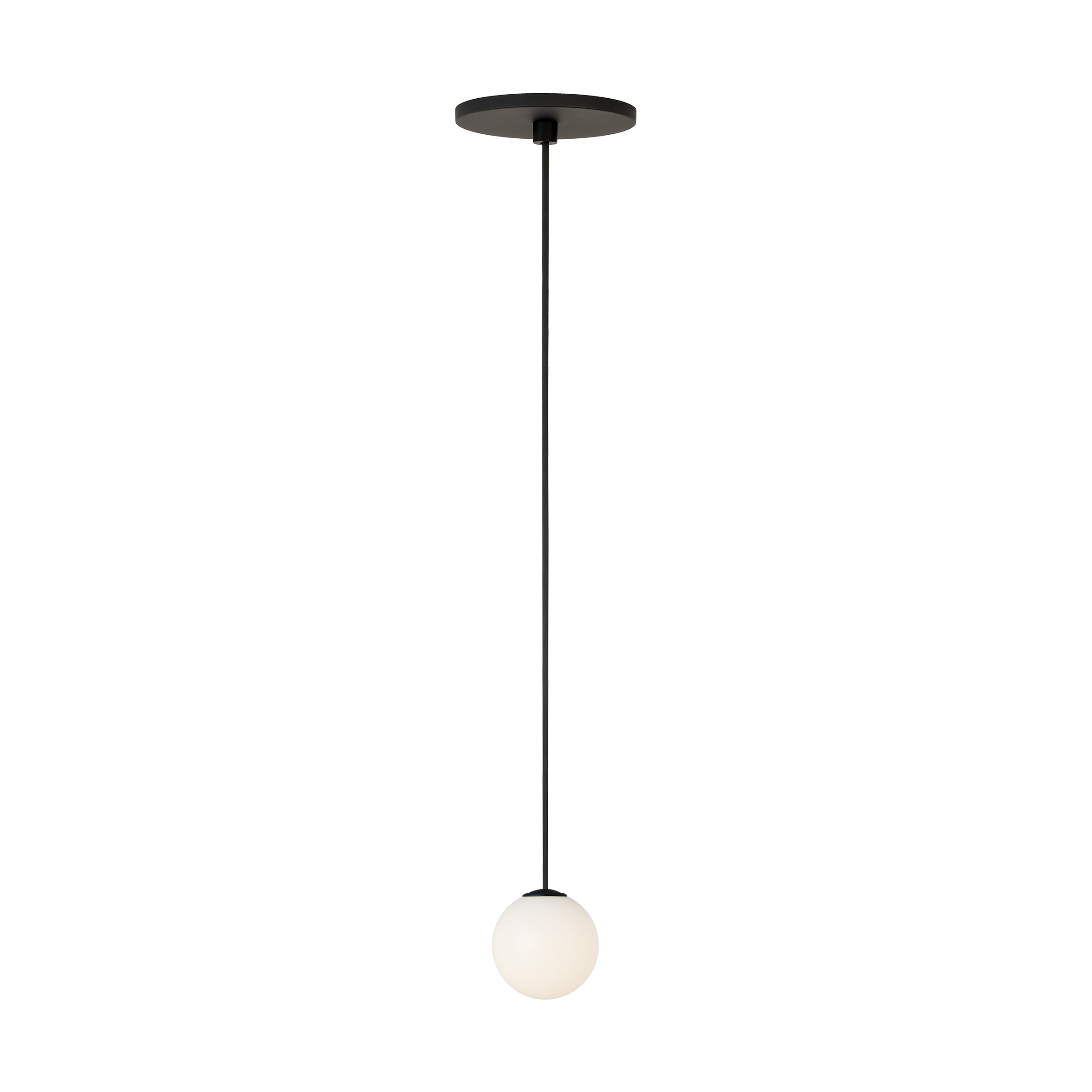 Orbet 1 Light Pendant Nightshade Black 2700K 90 CRI