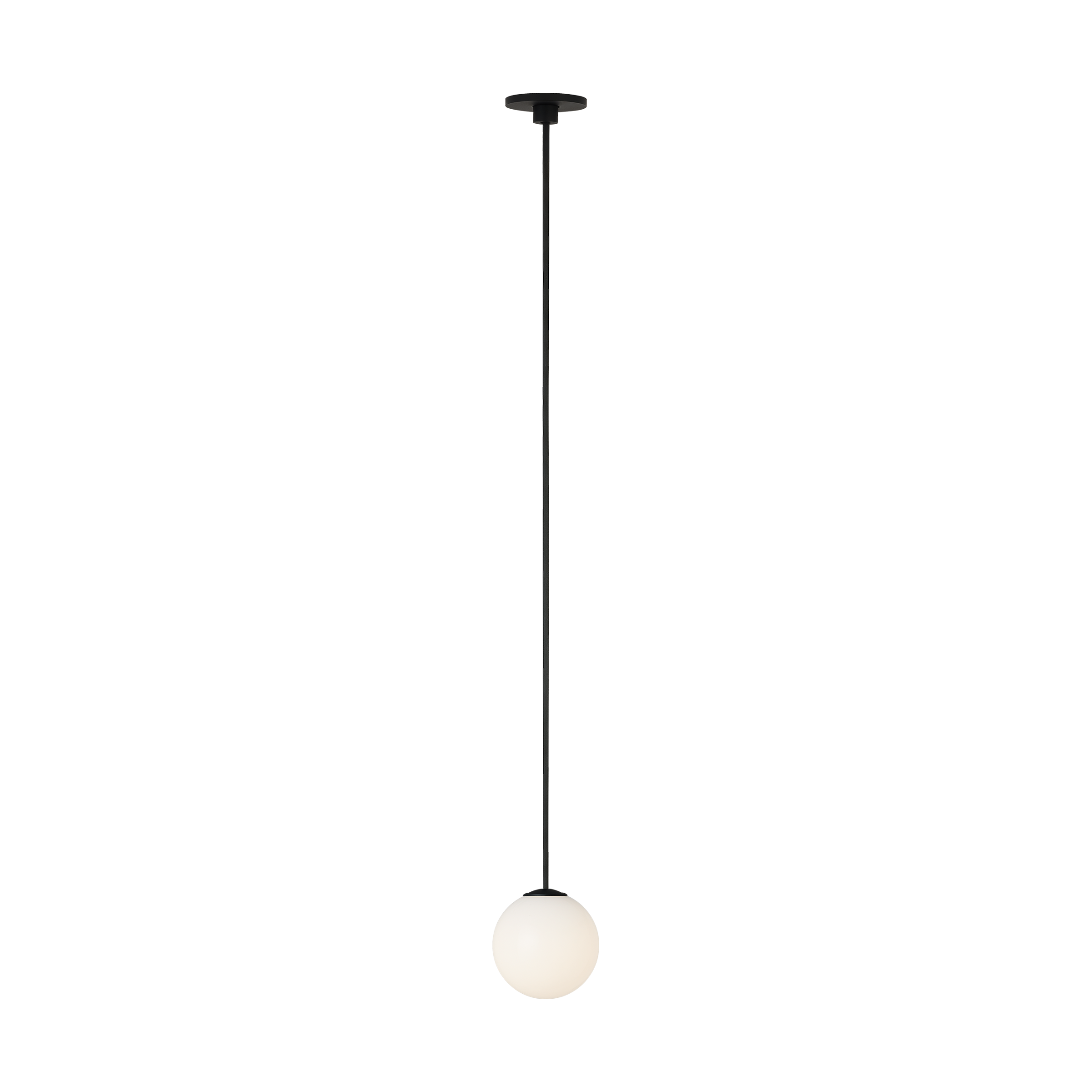 Orbet 1 Light Port Alone Pendant Nightshade Black 2700K 90 CRI