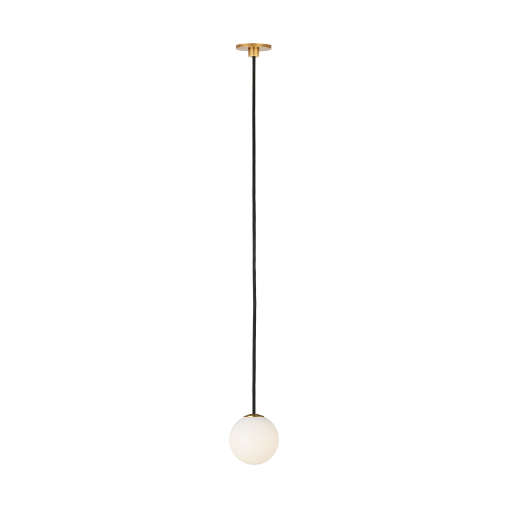 Orbet 1 Light Port Alone Pendant Hand Rubbed Antique Brass 2700K 90 CRI