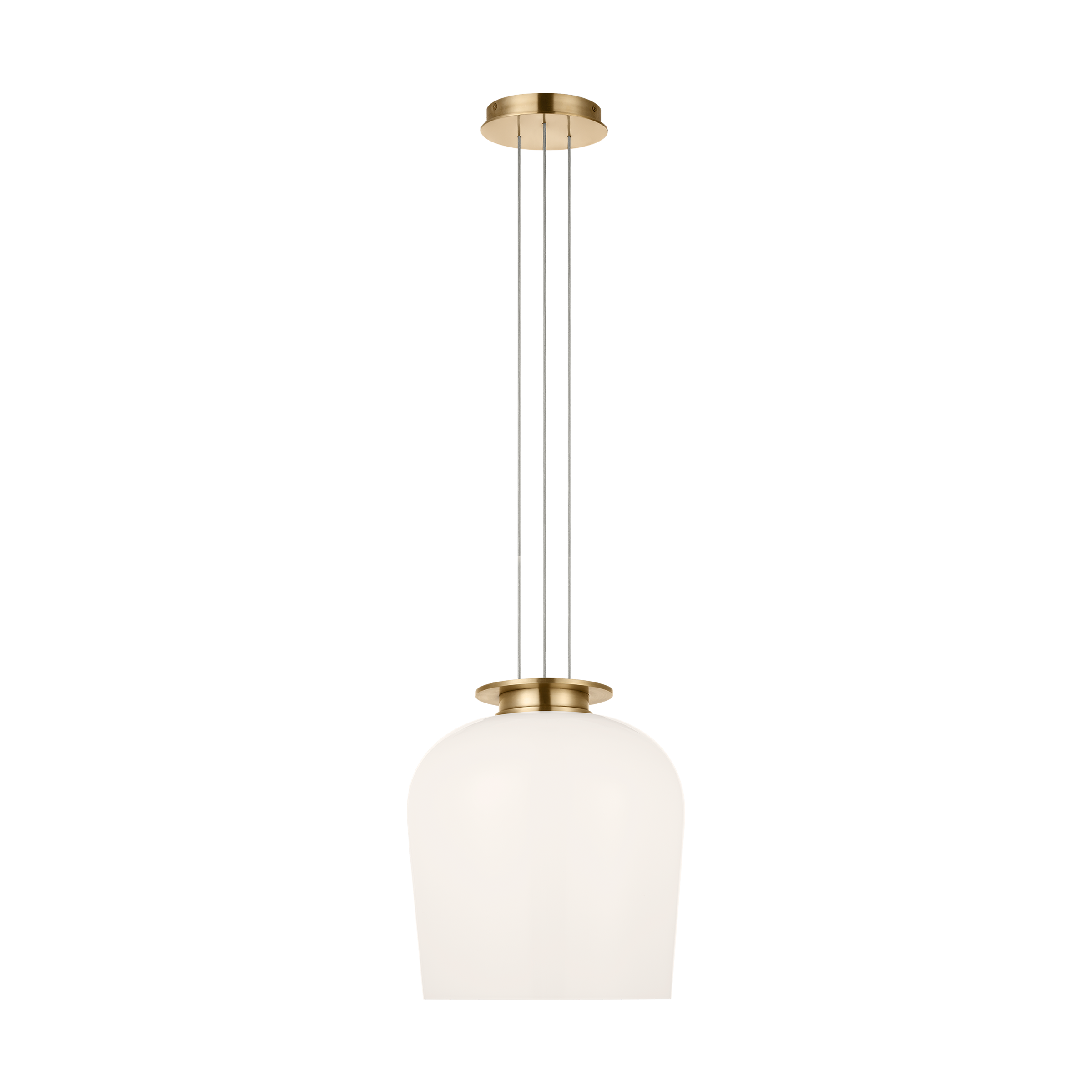 Vetro 13 Pendant Hand Rubbed Antique Brass 2700K 90 CRI