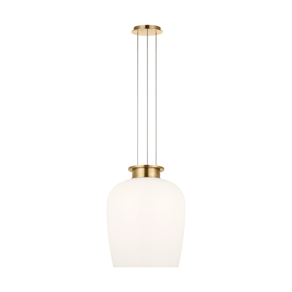 Vetro 21 Pendant Hand Rubbed Antique Brass 2700K 90 CRI