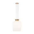 Vetro 21 Pendant Hand Rubbed Antique Brass 2700K 90 CRI