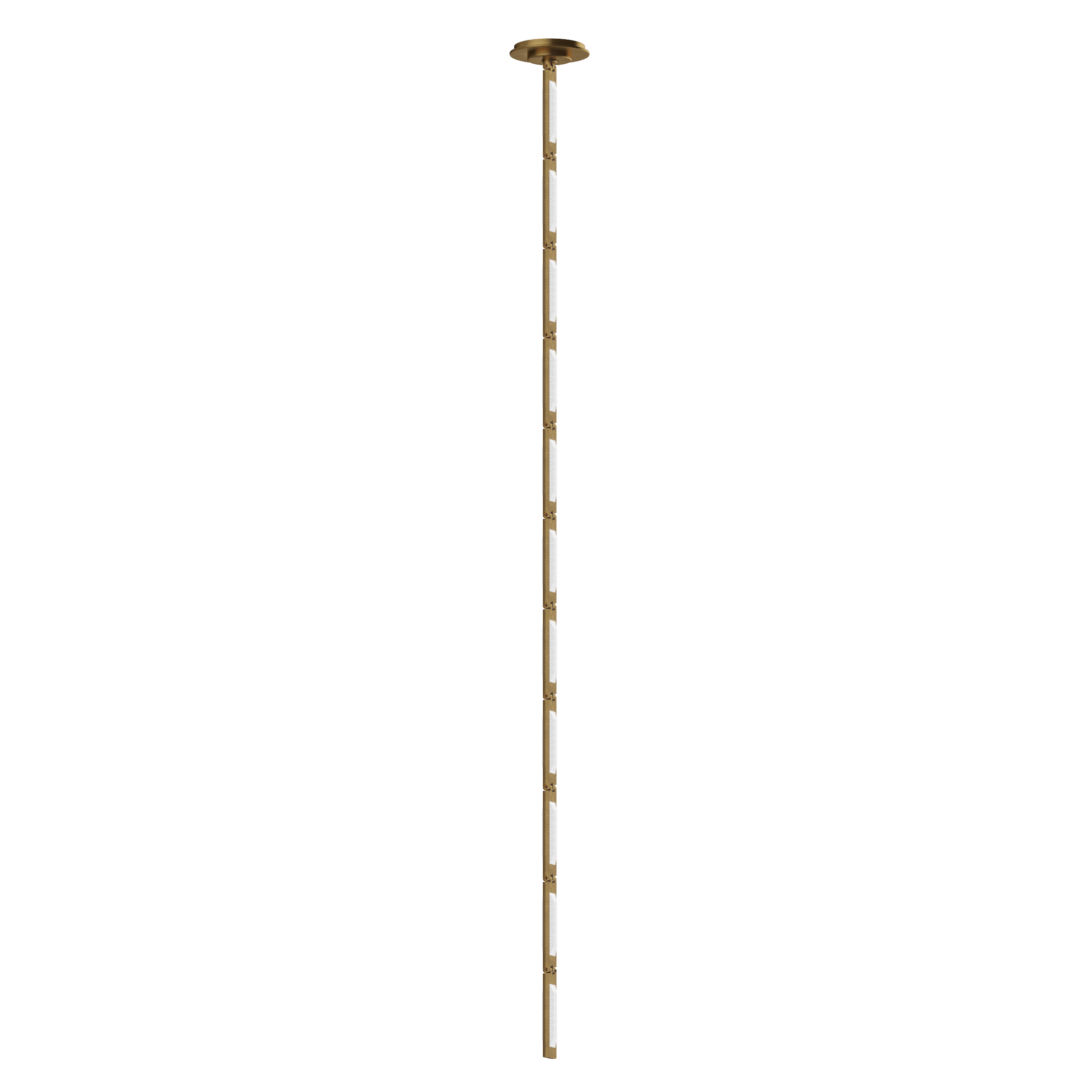 Catena 57 Pendant | Hand-Rubbed Antique Brass 2700K Remote 120V