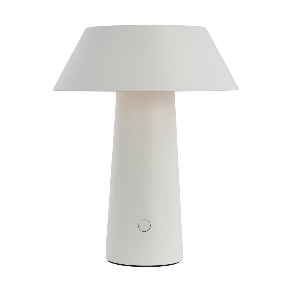 Sesa Short Accent Rechargeable Table Lamp Matte White 2700K 90 CRI