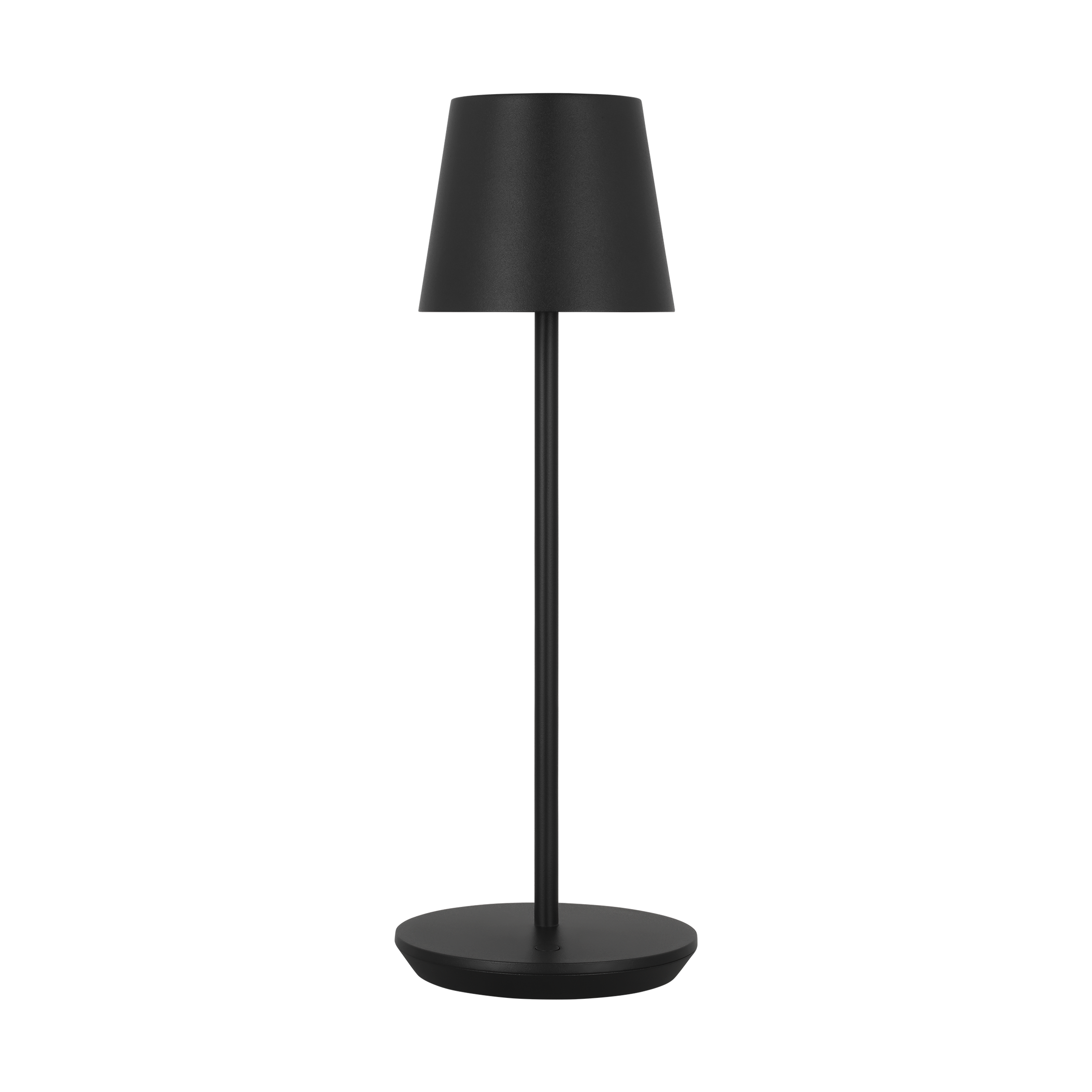Nevis Accent Rechargeable Table Lamp Black 2700K 90 CRI wall charger included