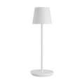 Nevis Accent Rechargeable Table Lamp matte White 2700K 90 CRI wall charger included