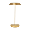 Tepa Accent Rechargeable Table Lamp Natural Brass 2700K 90 CRI wall charger included