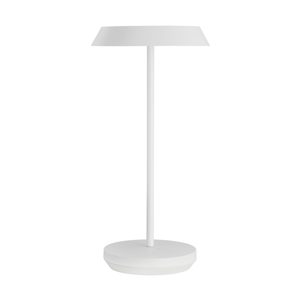 Tepa Accent Rechargeable Table Lamp matte White 2700K 90 CRI wall charger included