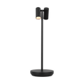 Doppia Accent Rechargeable Table Lamp Black 2700K 90 CRI wall charger included