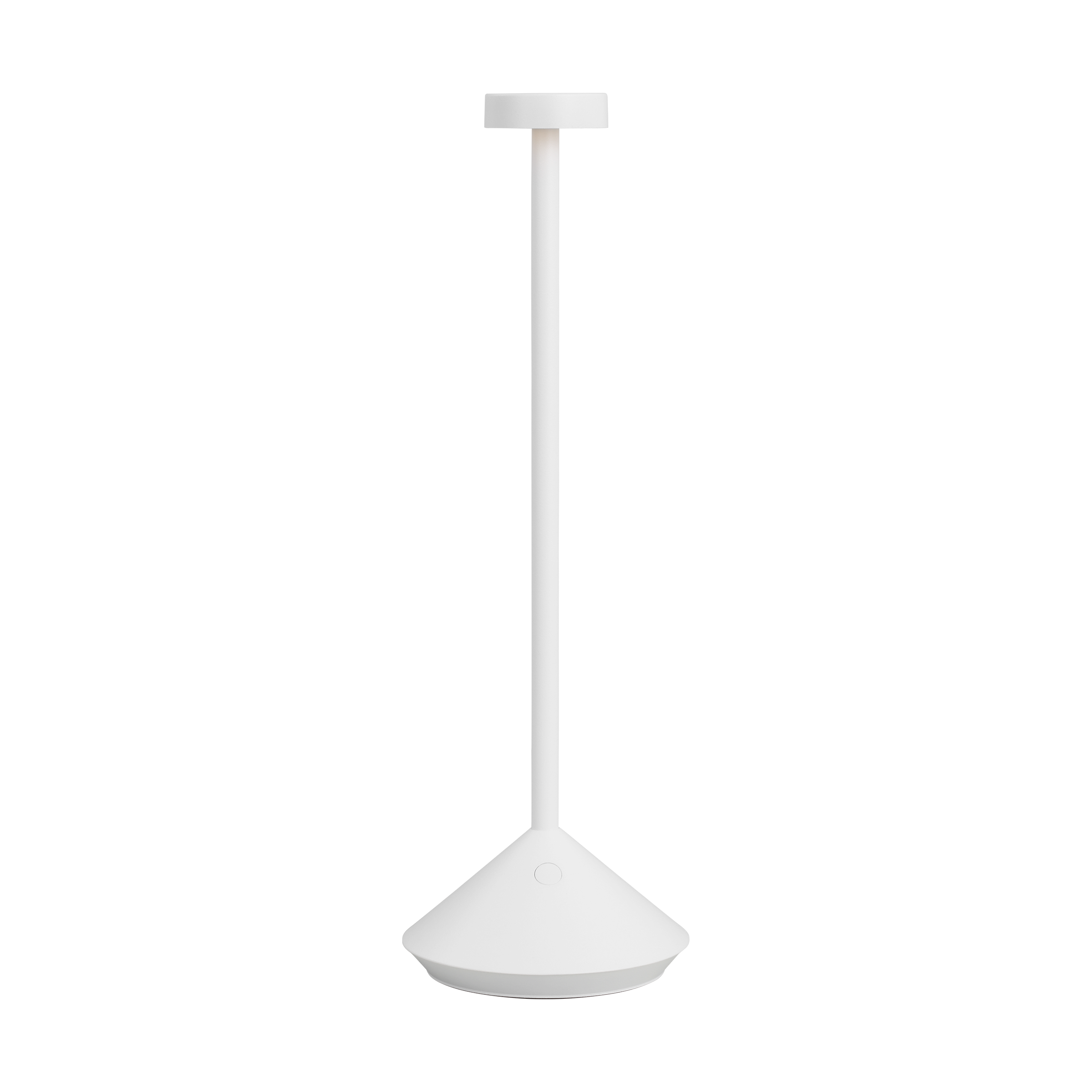 Moneta Accent Rechargeable Table Lamp matte White 2700K 90 CRI wall charger included