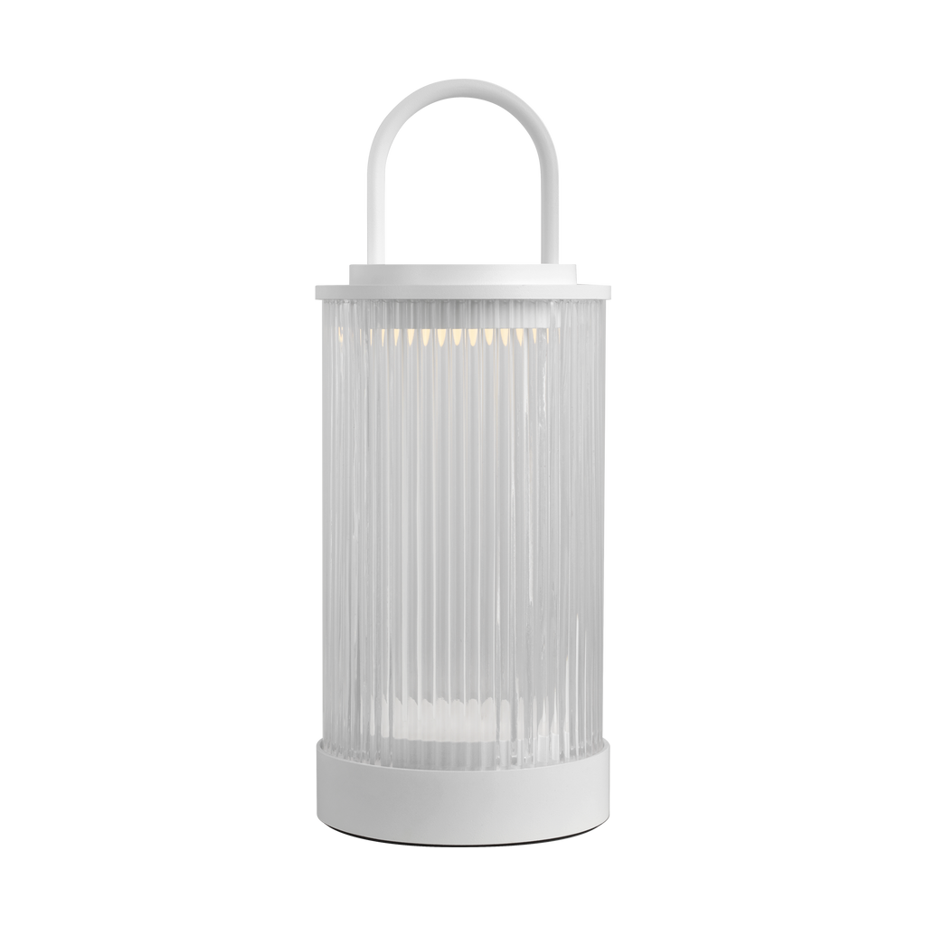 Tawa Accent Rechargeable Table Lamp matte White 2700K 90 CRI wall charger included