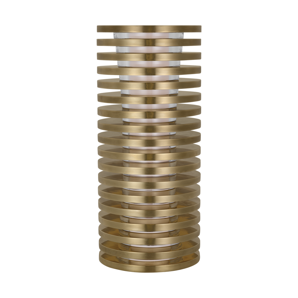 Quoddy Small Table Lamp Natural Brass 2700K 90 CRI