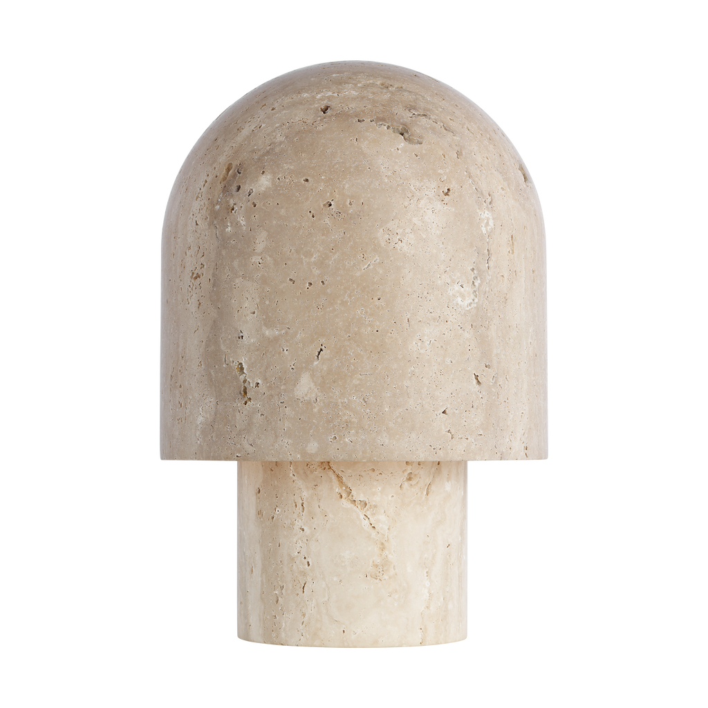 Kennett Small Travertine Table Lamp natural travertine 2700K 90 CRI