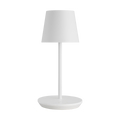 Nevis Short Accent Rechargeable Table Lamp Matte White 2700K 90 CRI