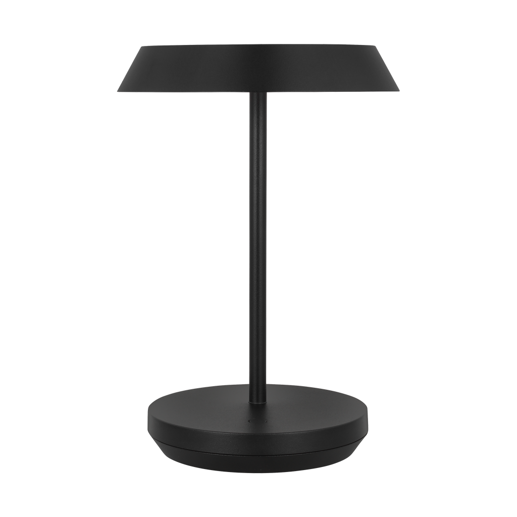Tepa Short Accent Rechargeable Table Lamp Black 2700K 90 CRI