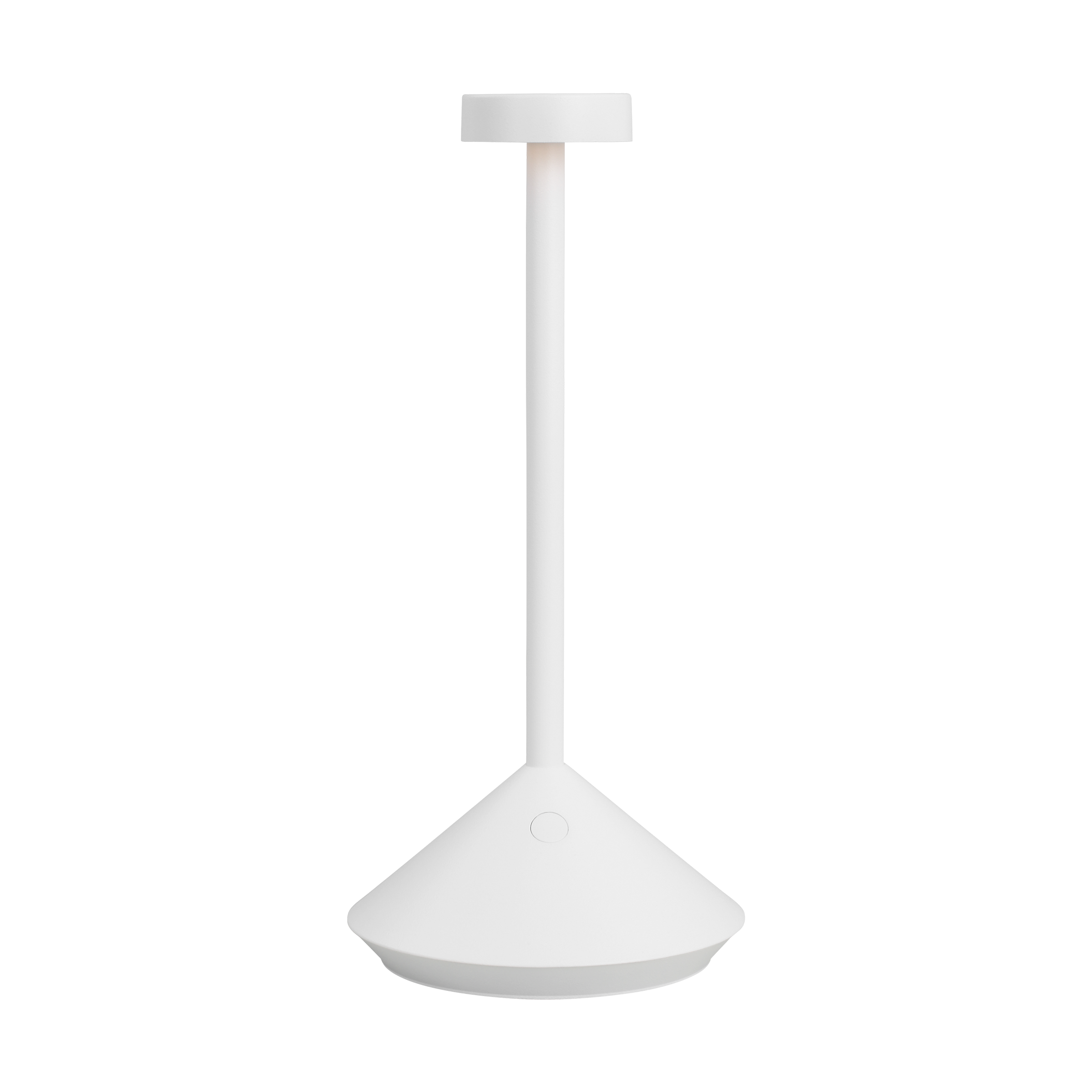 Moneta Short Accent Rechargeable Table Lamp Matte White 2700K 90 CRI