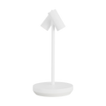 Doppia Short Accent Rechargeable Table Lamp Matte White 2700K 90 CRI
