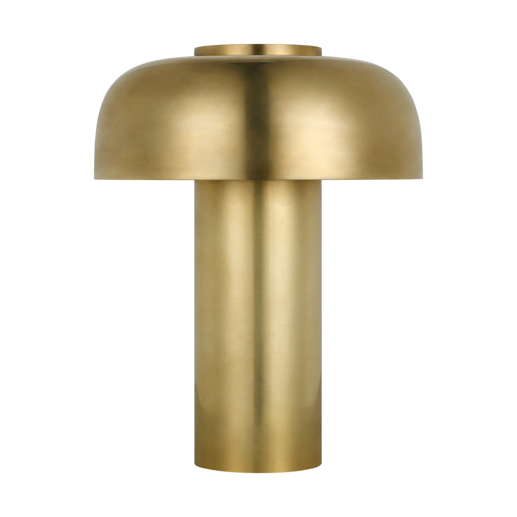 Louver 9 Rechargeable Table Lamp | Hand Rubbed Antique Brass 2700K 90 CRI