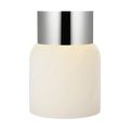 Caspe Alabaster 7 Rechargeable Table Lamp Polished Nickel 2700K 90 CRI