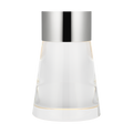 Caspe 8 Rechargeable Table Lamp polished nickel 2700K 90 CRI