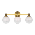 Torian 3 - Light Vanity Burnished Brass