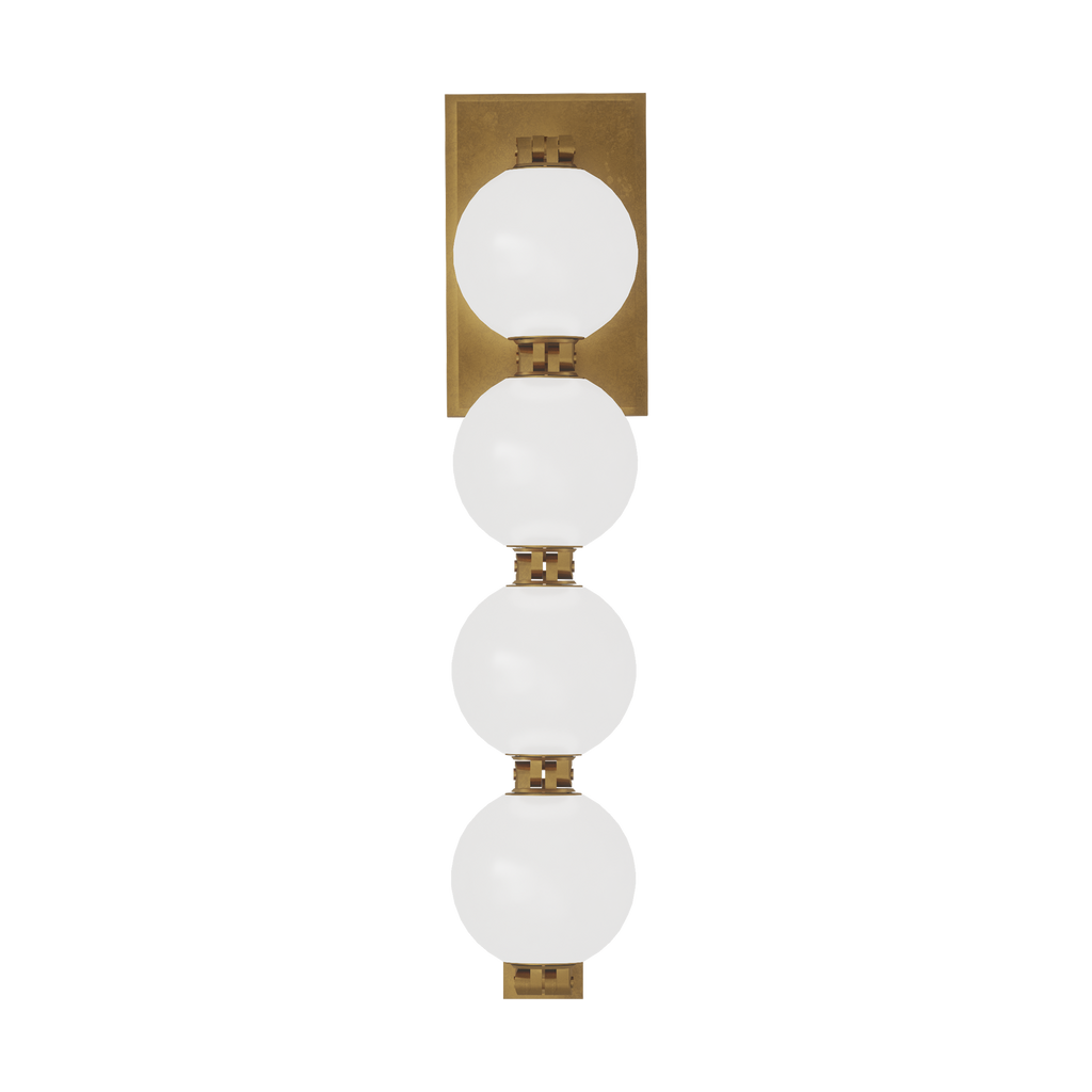 Perle 15 Sconce Natural Brass 3000K 90 CRI