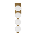 Perle 15 Sconce Natural Brass 3000K 90 CRI