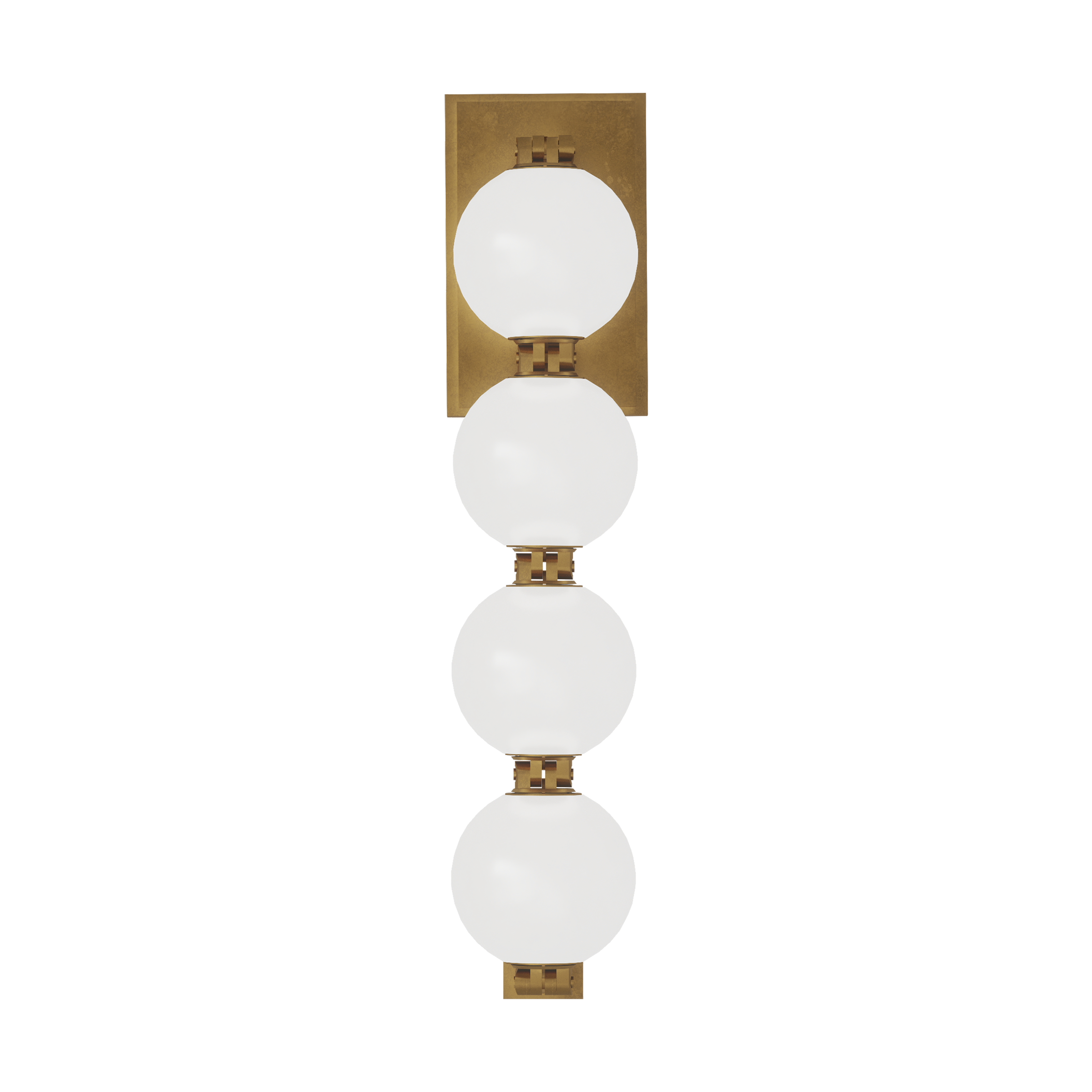 Perle 15 Sconce Natural Brass 3000K 90 CRI