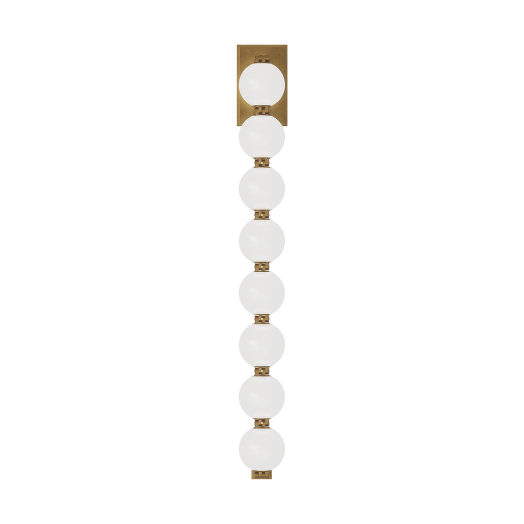 Perle 28 Sconce Natural Brass 3000K 90 CRI