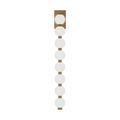 Perle 28 Sconce Natural Brass 3000K 90 CRI