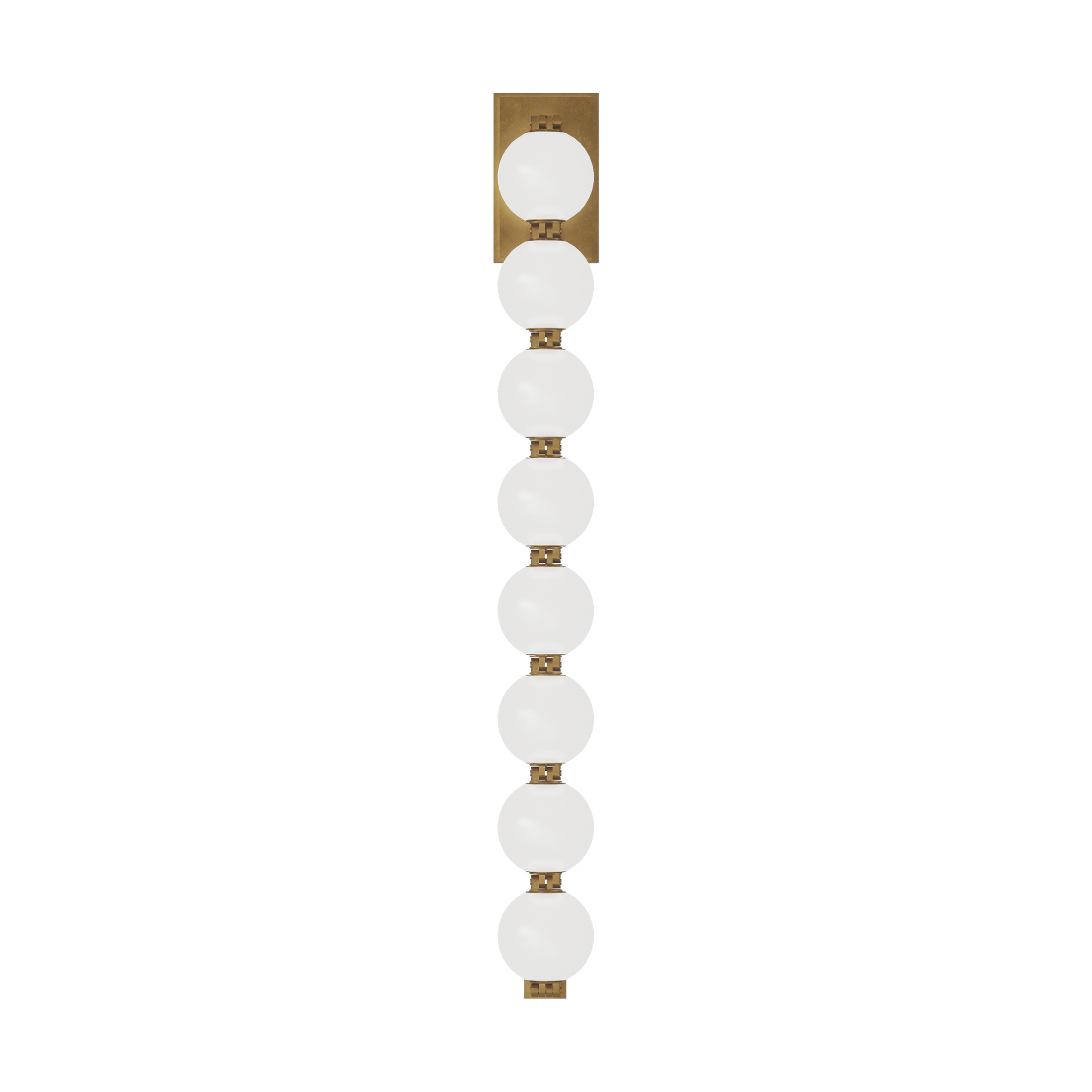 Perle 28 Sconce Natural Brass 3000K 90 CRI
