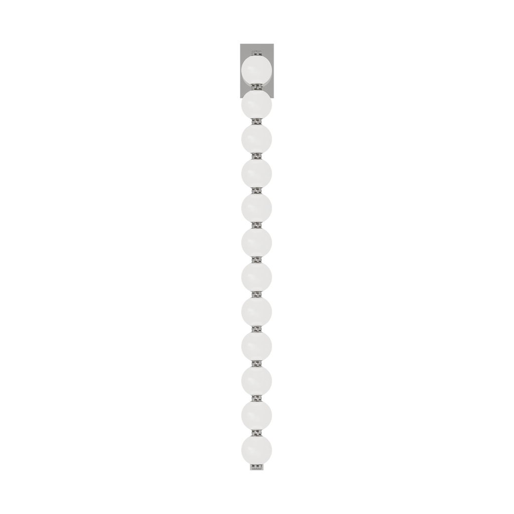 Perle 40 Sconce polished nickel 3000K 90 CRI