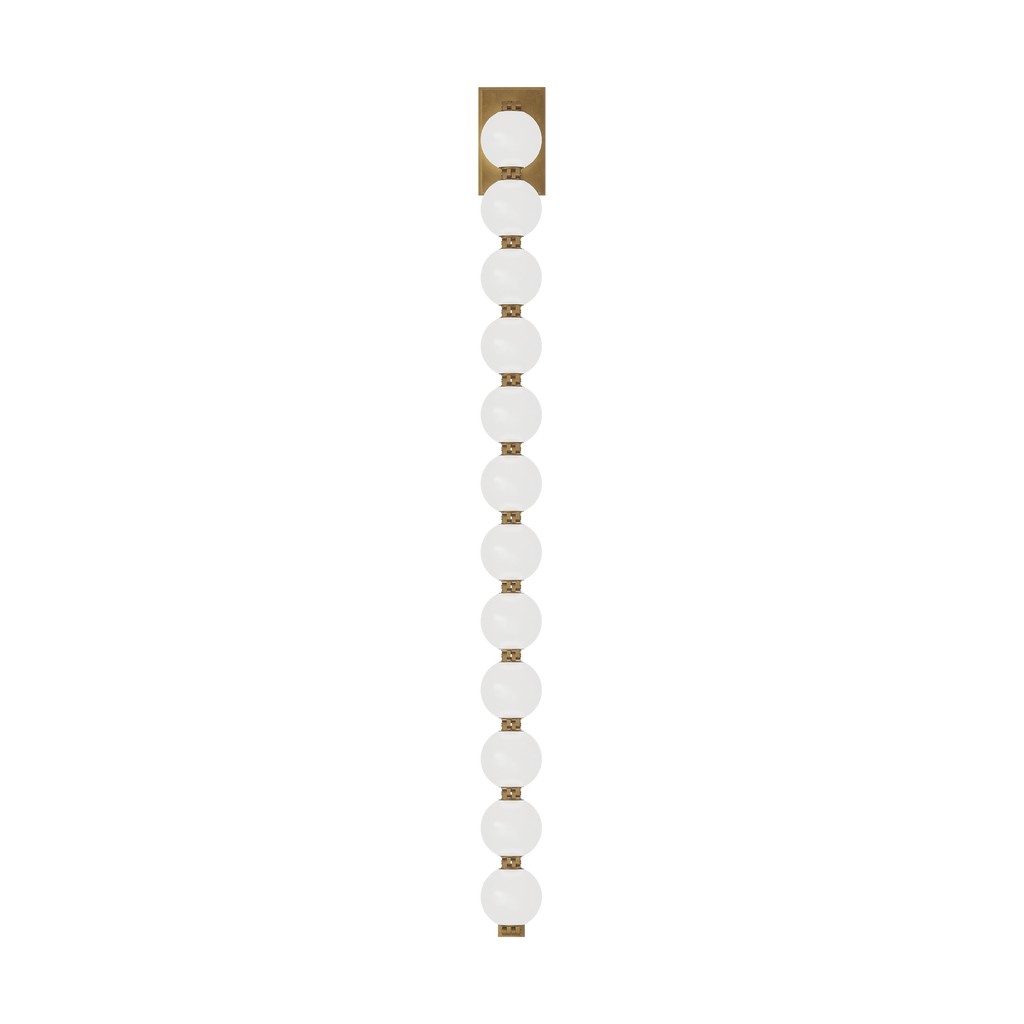 Perle 40 Sconce Natural Brass 3000K 90 CRI