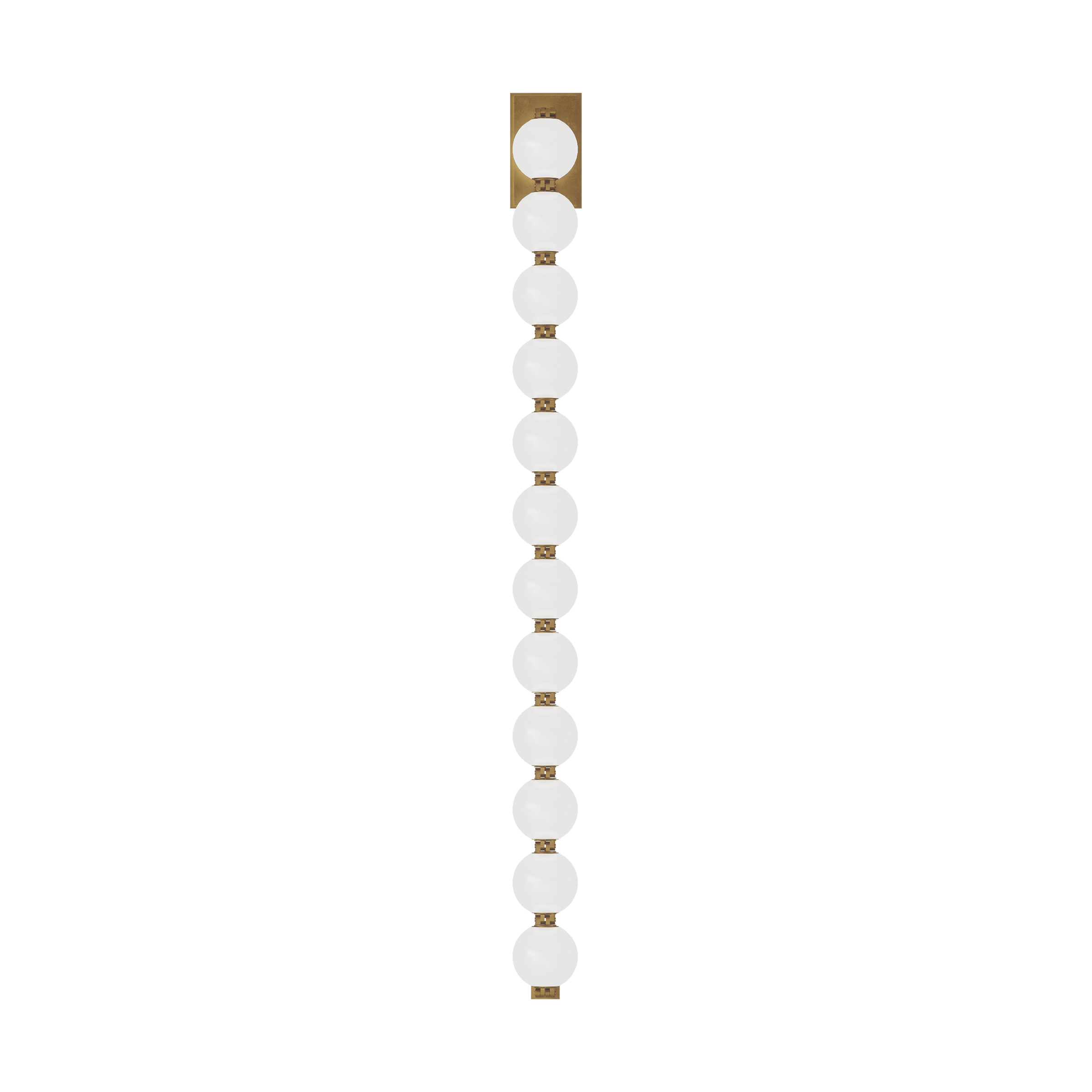 Perle 40 Sconce Natural Brass 3000K 90 CRI