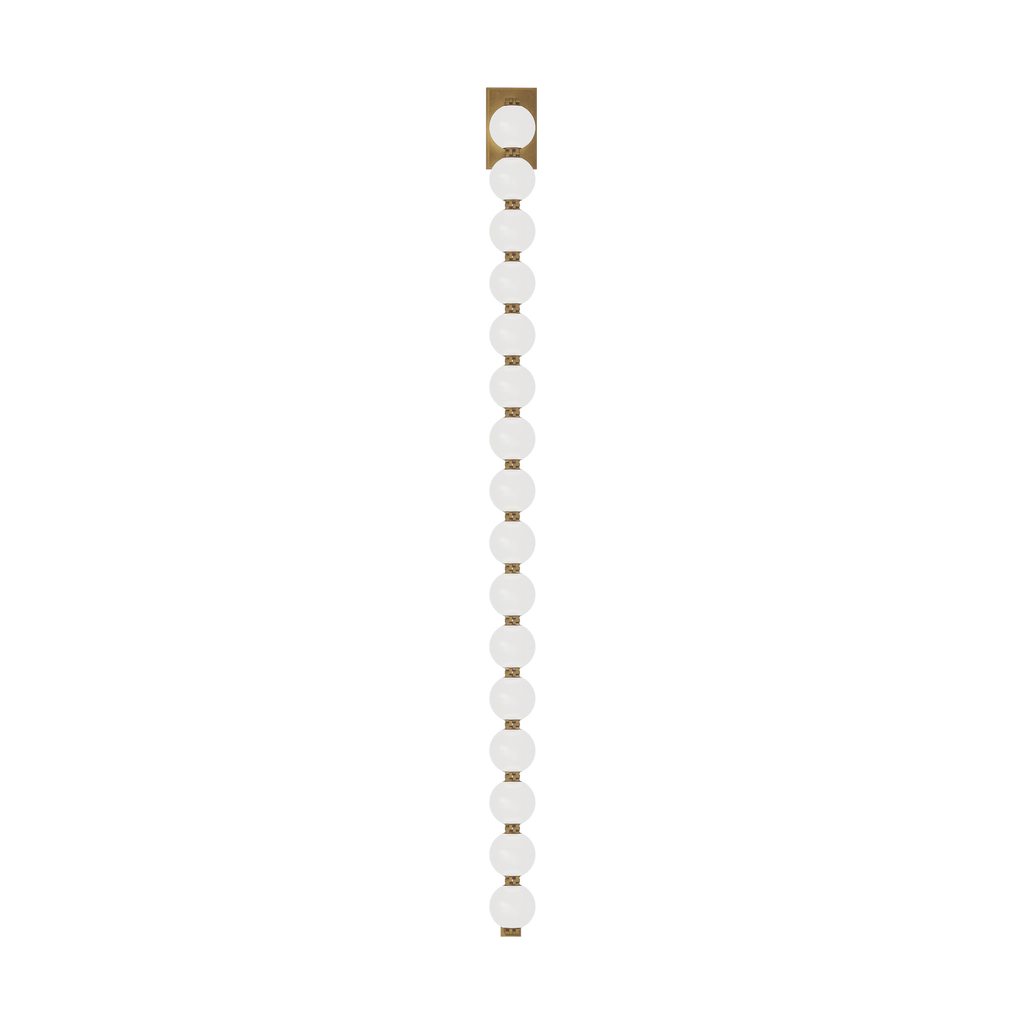 Perle 53 Sconce Natural Brass 3000K 90 CRI