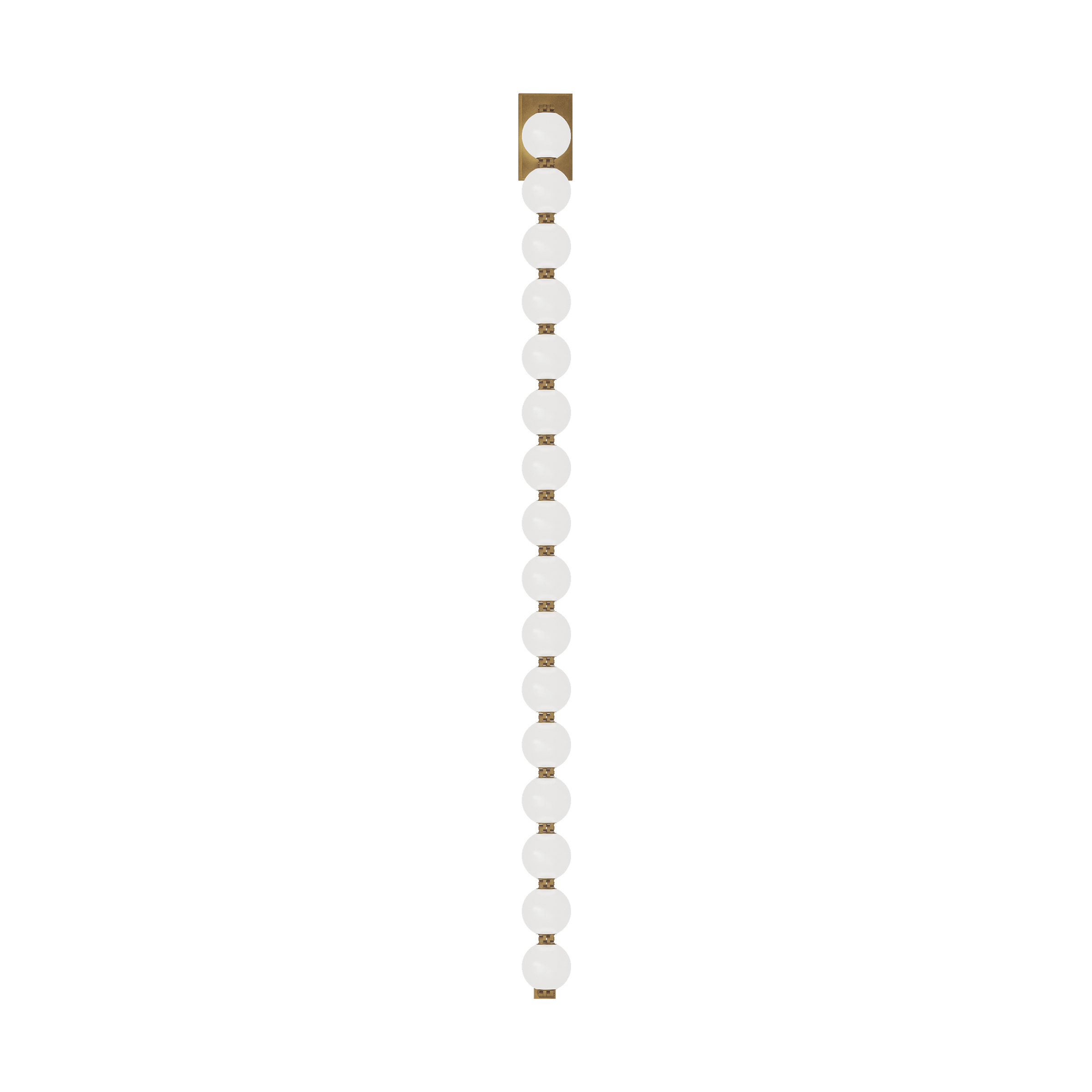 Perle 53 Sconce Natural Brass 3000K 90 CRI