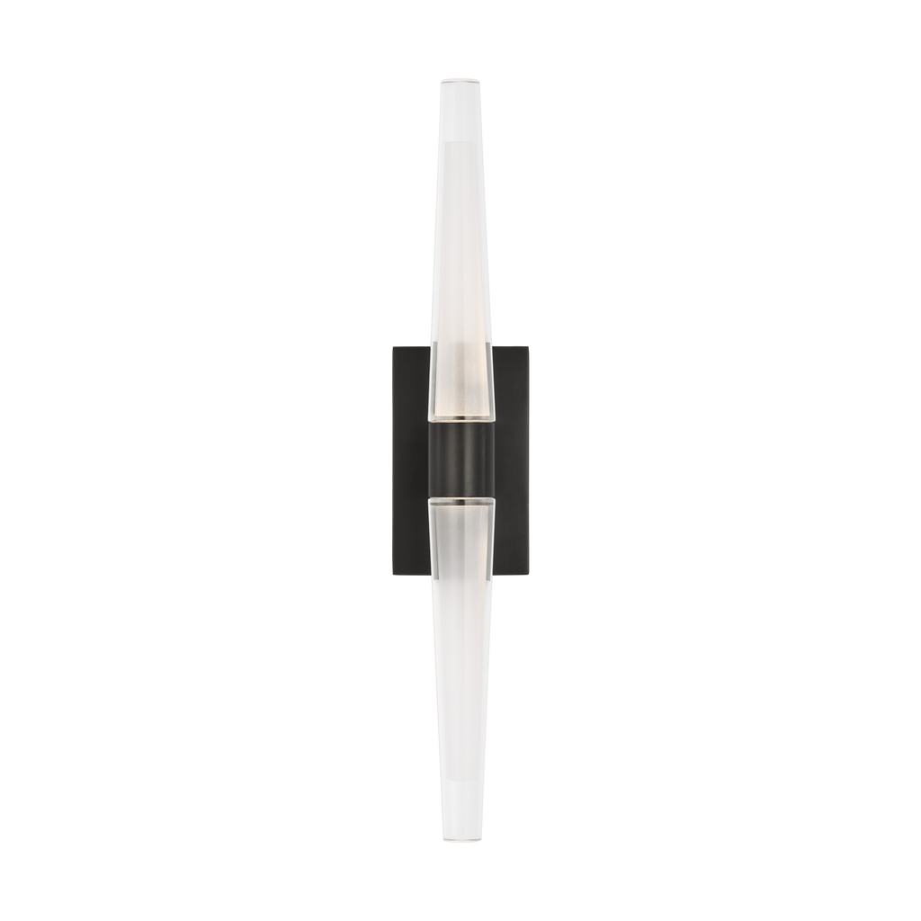 Lassell Single Tall Sconce | Dark Bronze 2700K 120V