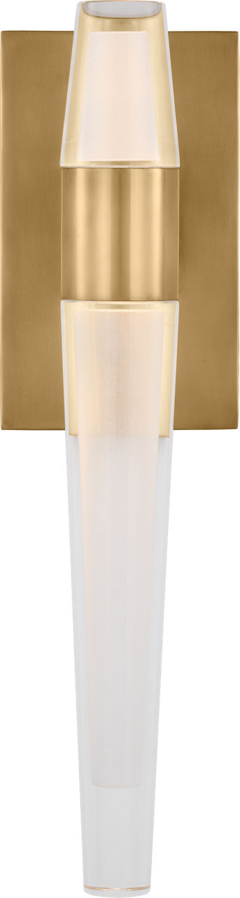 Lassell Single Sconce | Natural Brass 2700K 120V