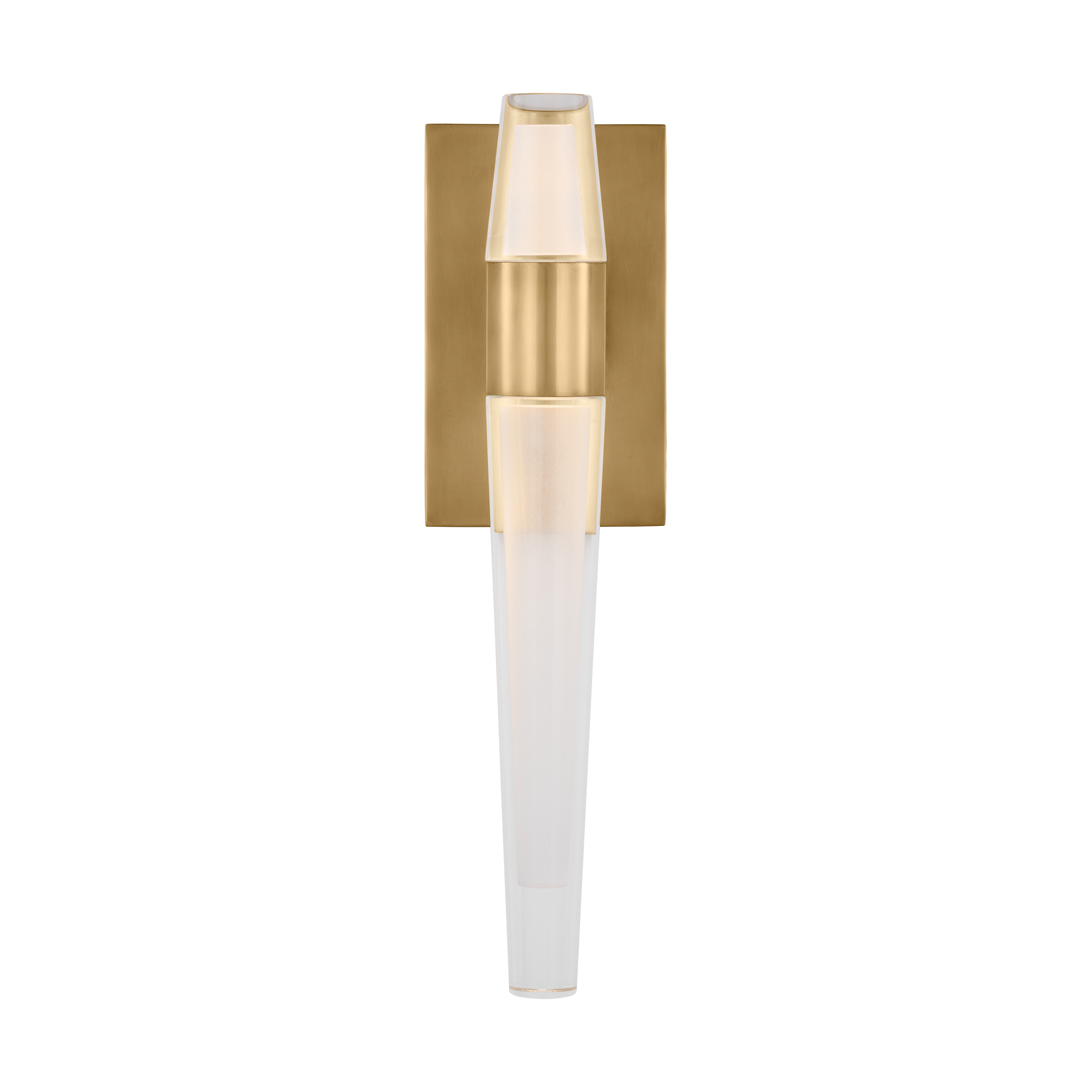 Lassell Single Sconce | Natural Brass 2700K 120V
