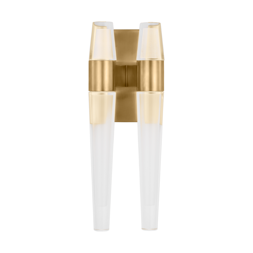 Lassell Double Sconce | Natural Brass 2700K 120V